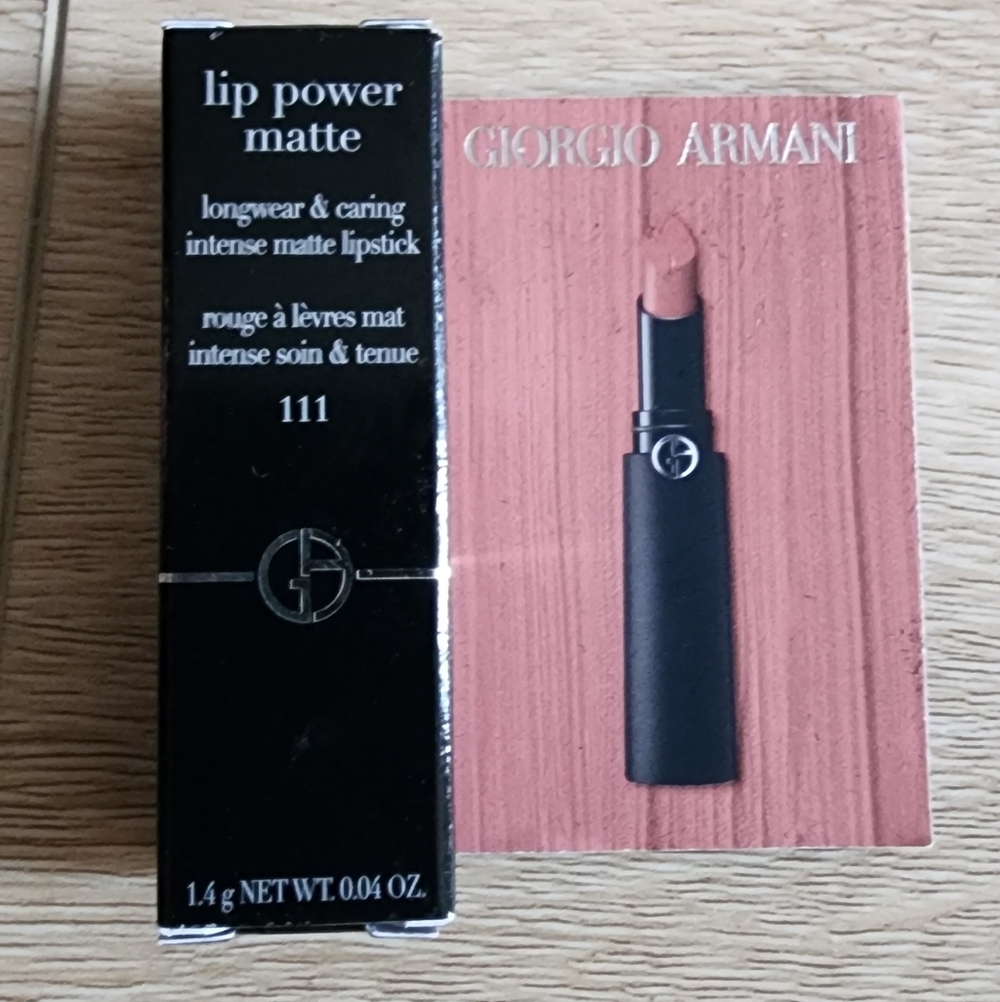 Giorgio Armani Lip Power Matte Lipstick - 111 New Mini Size